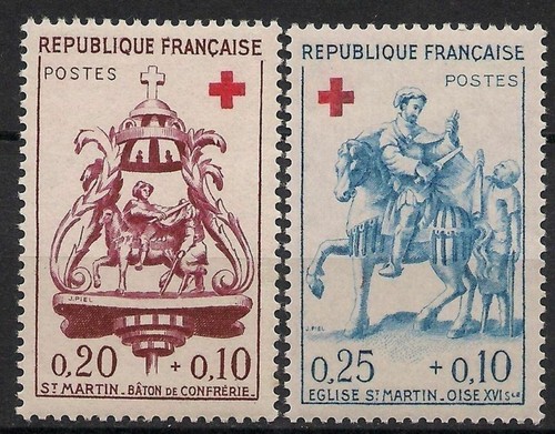 Francia 1960 croce rossa - 1960,